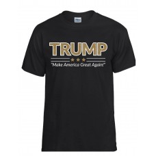 TRUMP Gold Shimmer Tee<br />"Make America Great Again"